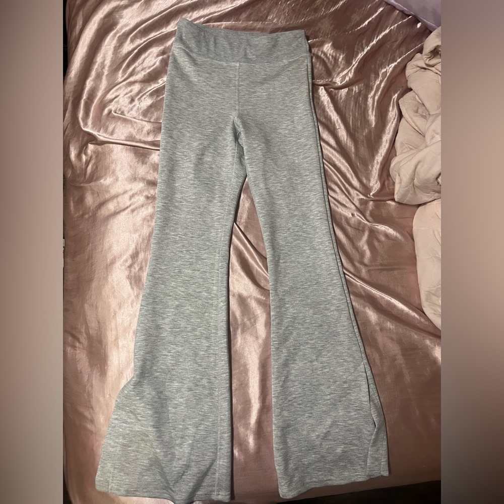 Gray Flared Bottoms